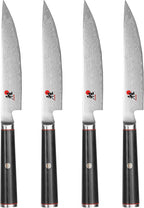 Miyabi Steak Knife Set, 4-pc, Black/Stainless Steel