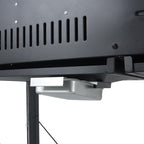 Dual Fuel Gas & Charcoal Combo Grill, Black with  NEW