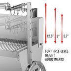 BBQ Roaster 45W 132lb Roasting Machine Pork Rotisserie Roaster for Lamp