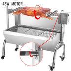 BBQ Roaster 45W 132lb Roasting Machine Pork Rotisserie Roaster for Lamp