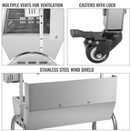 BBQ Roaster 45W 132lb Roasting Machine Pork Rotisserie Roaster for Lamp