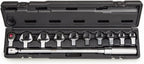Capri Tools 30-250 ft. lbs. Interchangeable Torque Wrench and Heads Set, 14 mm x 18 mm Drive, 11-Piece
