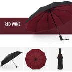 1pc Automatic Anti-Wind Double Layer Commercial LarUmbrella, Diameter 105cm/41.33in