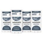 Schmidt's Aluminum Free Natural Deodorant for Women and Men, Charcoal and Magnesium with 24 Hour Odor Protection, Vegan, Cruelty Free, Fresh, 2.65 oz, Pack of 4