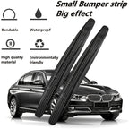 2PCS Universal Anti-Collision Protector, Rubber Car Front And Rear Corner Bumper Guard Lip Anti-Scratch Strips Sticker Car Product Accessories