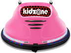 Kidzone DIY Number 6V Kids Toy Electric Ride On Bumper Car Vehicle Remote Control 360 Spin ASTM-certified 1-6 Years