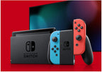 Nintendo Switch with Neon Blue and Neon Red Joy‐Con