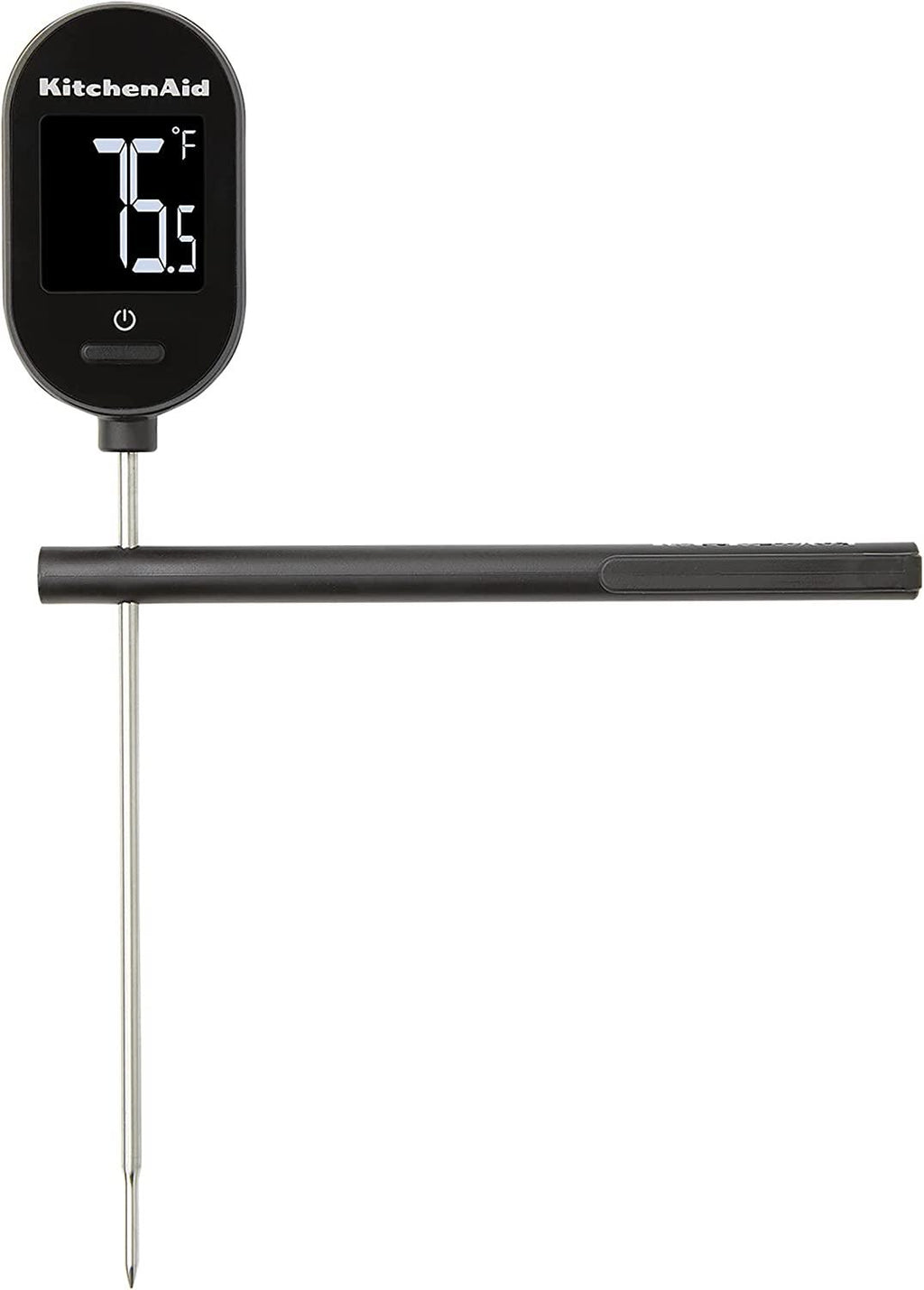 KitchenAid KQ910 Backlit Instant Read Digital Food Kitchen Grill Thermometer, Black