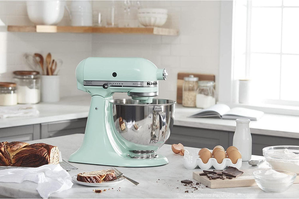KitchenAid KSM150PSIC Artisan Series 5-Qt. Stand Mixer with Pouring Shield - Ice