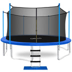 ORCC 2020 Upgrade 15 14 12 10 FT Outdoor Trampoline,TUV Certificated Yard Trampoline with Enclosure Net Jumping Mat Spring Pad,All accessories for Kids Trampoline