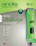 Andis Professional UltraEdClipper # 22585 SPRING GREEN ProClip AGC2 Two-Speed