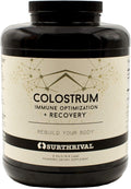 Surthrival: Colostrum Powder (2 Kilo, 4.4lbs), Immune Optimization & Recovery, Powdered Dietary Supplement, Gut Health, Immune Support, Keto Friendly