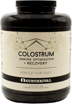 Surthrival: Colostrum Powder (2 Kilo, 4.4lbs), Immune Optimization & Recovery, Powdered Dietary Supplement, Gut Health, Immune Support, Keto Friendly