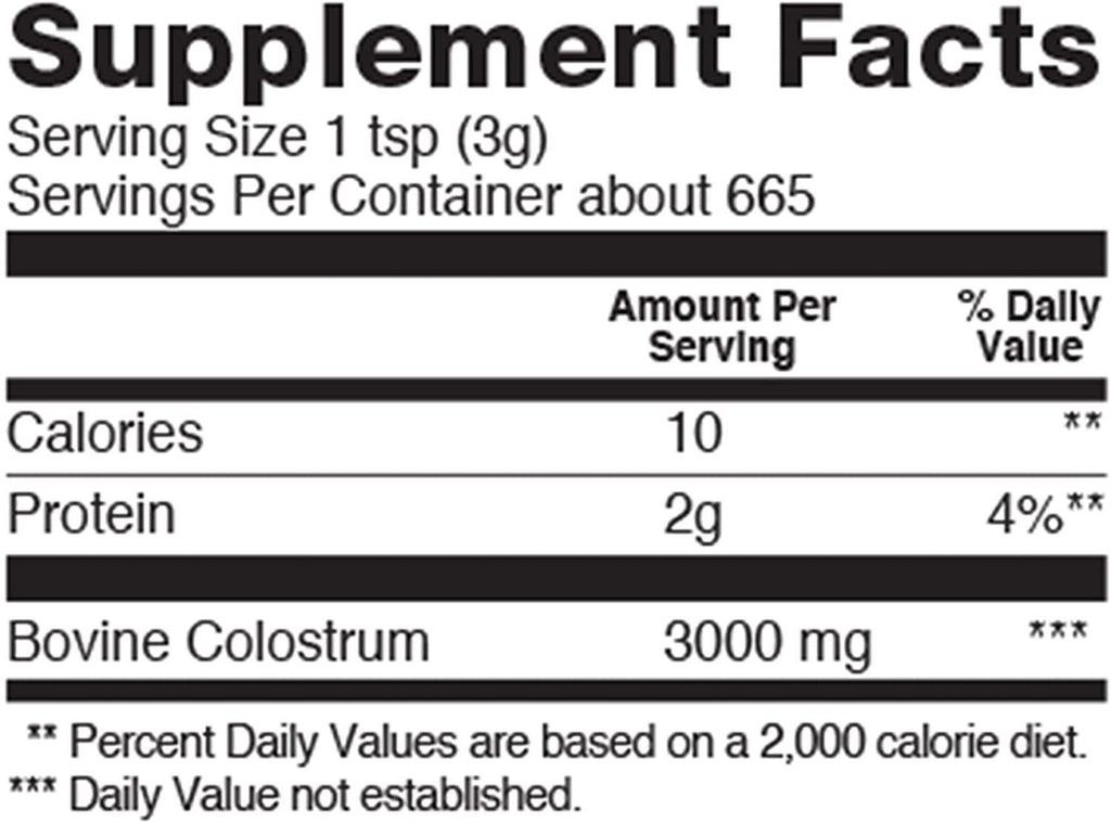 Surthrival: Colostrum Powder (2 Kilo, 4.4lbs), Immune Optimization & Recovery, Powdered Dietary Supplement, Gut Health, Immune Support, Keto Friendly