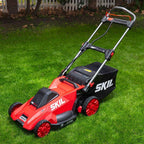 SKIL PM4910-10 PWR CORE 40 20-Inch 40V Brushless Push Mower Kit Includes 5.0Ah Lithium Battery and Auto PWR Jump Charger