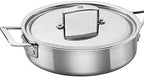 ZWILLING J.A. Henckels Aurora Saute Pan, 3 quart, Silver, Stainless Steel