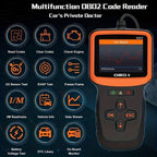 OBD2 Scanner Professional Auto Engine System Diagnostic Tool Lifetime Automotive DTC Lookup Code Reader Car Diagnostic Tool