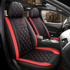 5 Car Seat Cover Set Full PackaCar Seat Cushion PU Leather Car Seat Cover Universal Car Seat Cover Full Set Compatible With Five-seat Models