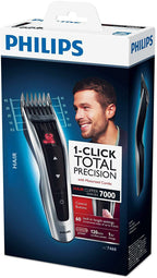 Philips HC7460/15 - Hair Clippers with Blades Steel , 3 Combs