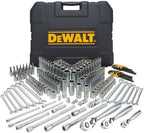 DEWALT Mechanics Tools Kit and Socket Set, 204-Piece (DWMT72165) &amp; Screwdriver Bit Set, Impact Ready, FlexTorq, 40-Piece (DWA2T40IR),Black/Silver IMPACT READY FlexTorq Screw Driving Set, 40-Piece