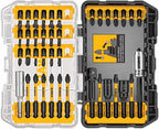 DEWALT Mechanics Tools Kit and Socket Set, 204-Piece (DWMT72165) &amp; Screwdriver Bit Set, Impact Ready, FlexTorq, 40-Piece (DWA2T40IR),Black/Silver IMPACT READY FlexTorq Screw Driving Set, 40-Piece