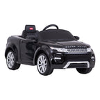 Land Rover 12 volt Ride on power battery car for kids Remote control LED ligths MP3 Engine Sounds  - Black