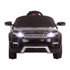 Land Rover 12 volt Ride on power battery car for kids Remote control LED ligths MP3 Engine Sounds  - Black