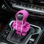 LarSize Universal Car Gear Shift Cover Hoodie, Fashionable Mini Hooded Sweatshirt For Auto Gear Stick Shifter Knob, Interior Accessories Decor