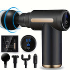 MassaGun, Deep Tissue Muscle Handheld Percussion Massager For Body, Back And Neck Relaxation, Compact Elegant  For Women