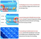 ZYLEDW Inflatable Pool Baby Swimming Pool, Outdoor Paddling Pool with Inflatable Base, Easy to Assemble, for Kids and Adults Entertainment for Garden, Backyard, Outdoor