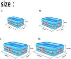 ZYLEDW Inflatable Pool Baby Swimming Pool, Outdoor Paddling Pool with Inflatable Base, Easy to Assemble, for Kids and Adults Entertainment for Garden, Backyard, Outdoor
