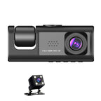3 Lens Car Dashcm Car Camera Car Black Box 3 Camera Dash Cam Front,Inside,Rear,1080P
