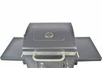 JAK BBQ J 2000 Charcoal Grill outdoor with side tables grate in grate system cha