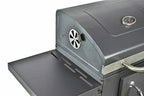 JAK BBQ J 2000 Charcoal Grill outdoor with side tables grate in grate system cha