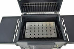 JAK BBQ J 2000 Charcoal Grill outdoor with side tables grate in grate system cha