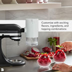 KitchenAid Shave Ice Attachment, KSMSIA, White