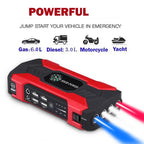 12V 200A Car Jump Starter, Portable Power Bank Starting Device, Diesel Petrol Powered 8000mAh Power Charger For Car Battery Booster