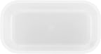 ZWILLING Fresh & Save Small Lunch Box, Airtight Food Storage Container, Meal Prep Container, BPA-Free, Semi-transparent