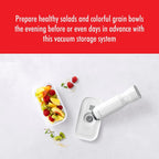 ZWILLING Fresh & Save Small Lunch Box, Airtight Food Storage Container, Meal Prep Container, BPA-Free, Semi-transparent