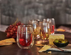 ZWILLING J.A. Henckels Double-Wall Stemless White Wine Glass Set, 10 fl. oz