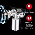 120W Portable Air Compressor Pump - Digital Tire Inflator For Cars, Bicycles &amp; Balls