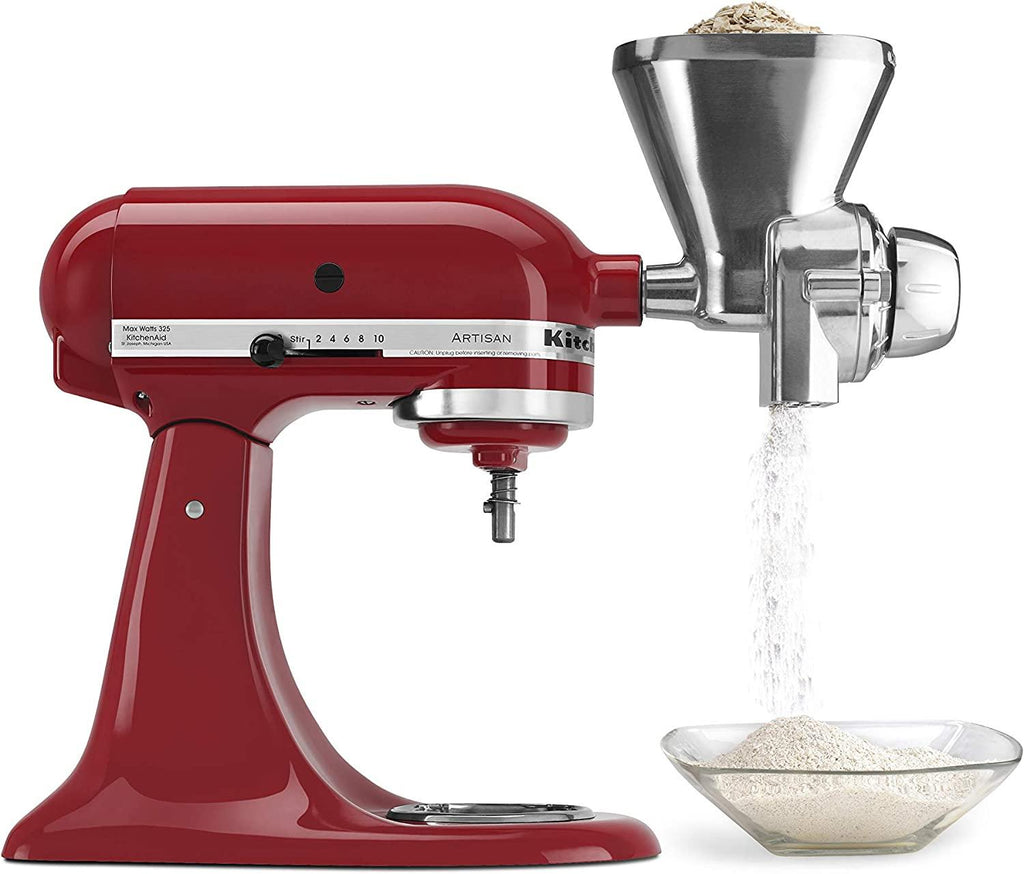 KitchenAid KGM All Metal Grain Mill Attachment, Size: 1