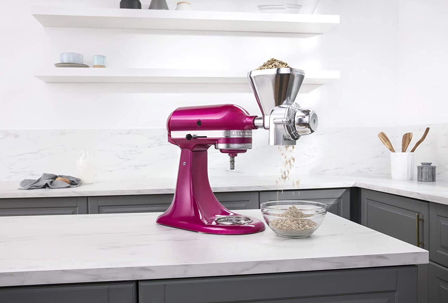 KitchenAid KGM All Metal Grain Mill Attachment, Size: 1