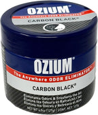 Ozium Air Sanitizer 4.5 oz Gel: Odor Eliminator for Strong Odor, Car Air Freshener (Carbon Black, 1 Pack)