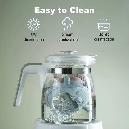 2 Pack Baby Teether Toy, BPA Free Silicone Mitten Glove Teether for Sucking Needs, Baby Teething Toys 0-3-6-12 Months, Hand Pacifier Chew Toys for Teething Pain Relief (Beige & Blue)