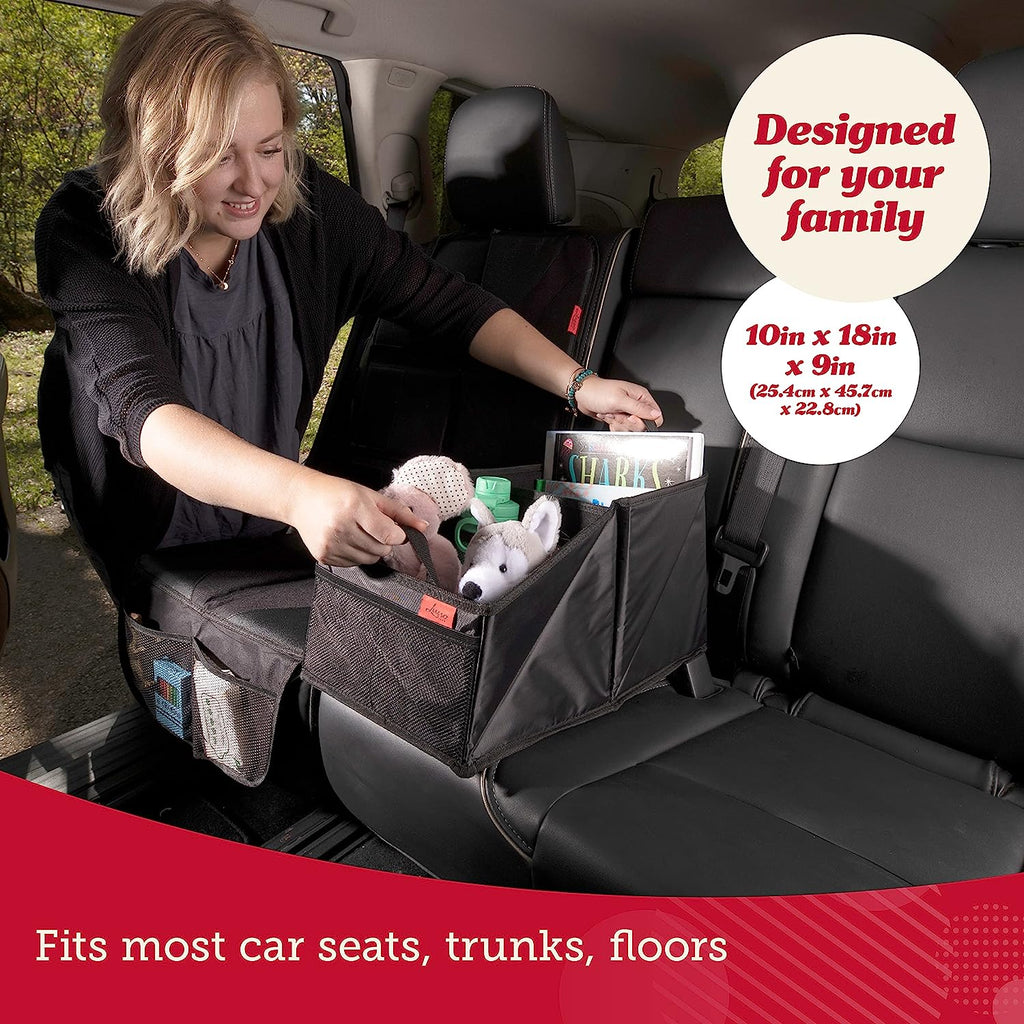 Lusso Gear Car Seat Organizer for Front or Backseat - Great for Adults &amp; Kids, Features 9 Storage Compartments for Toys, Magazines, Tissues, Maps, Books, Documents, Games &amp; More (Planets)