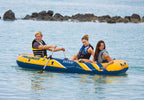 Challenger 3 Inflatable Raft Boat Set With Pump And Oars 68370EP (4 Pack)