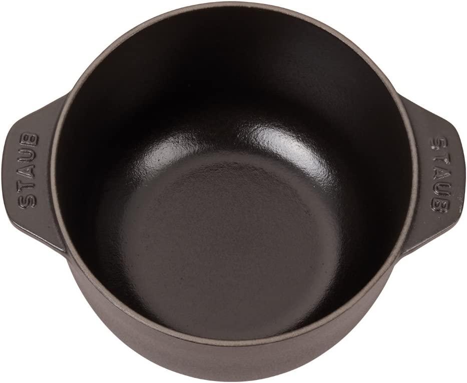 Staub Cast Iron 1.5-qt Petite French Oven - Matte Black, Made in France