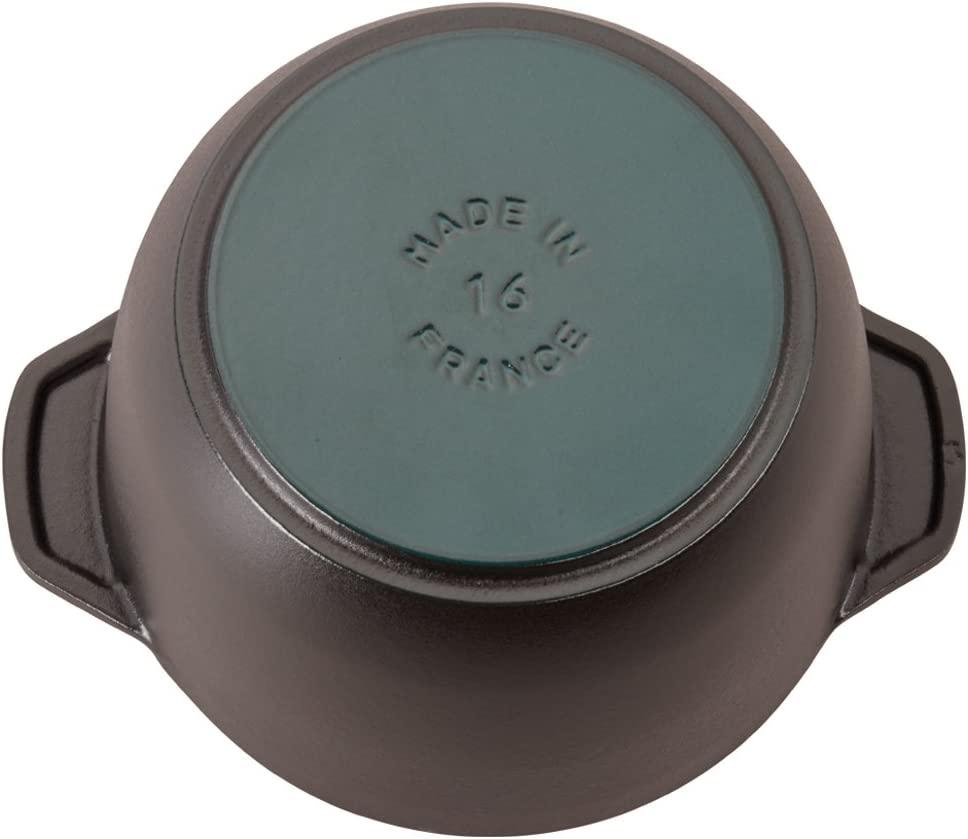 Staub Cast Iron 1.5-qt Petite French Oven - Matte Black, Made in France