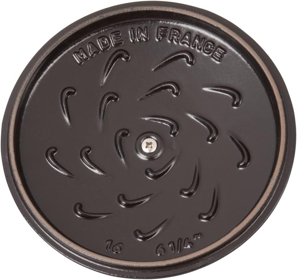 Staub Cast Iron 1.5-qt Petite French Oven - Matte Black, Made in France